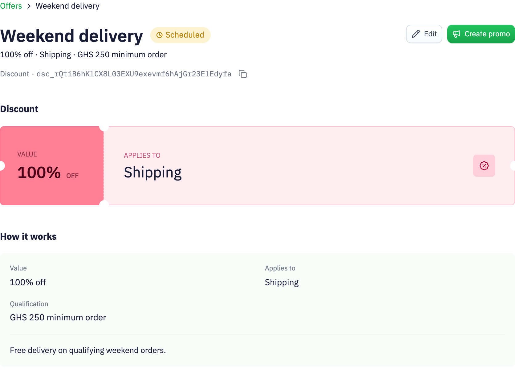 Inttegro discount Weekend delivery: 100% off shipping on qualifying orders of GHS 250 or more.